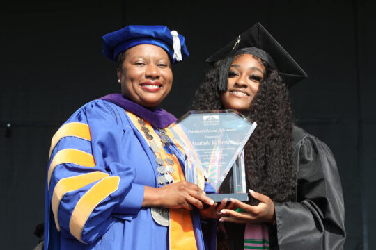 Savannah State University Honors Two Graduates with President’s Second Mile Award