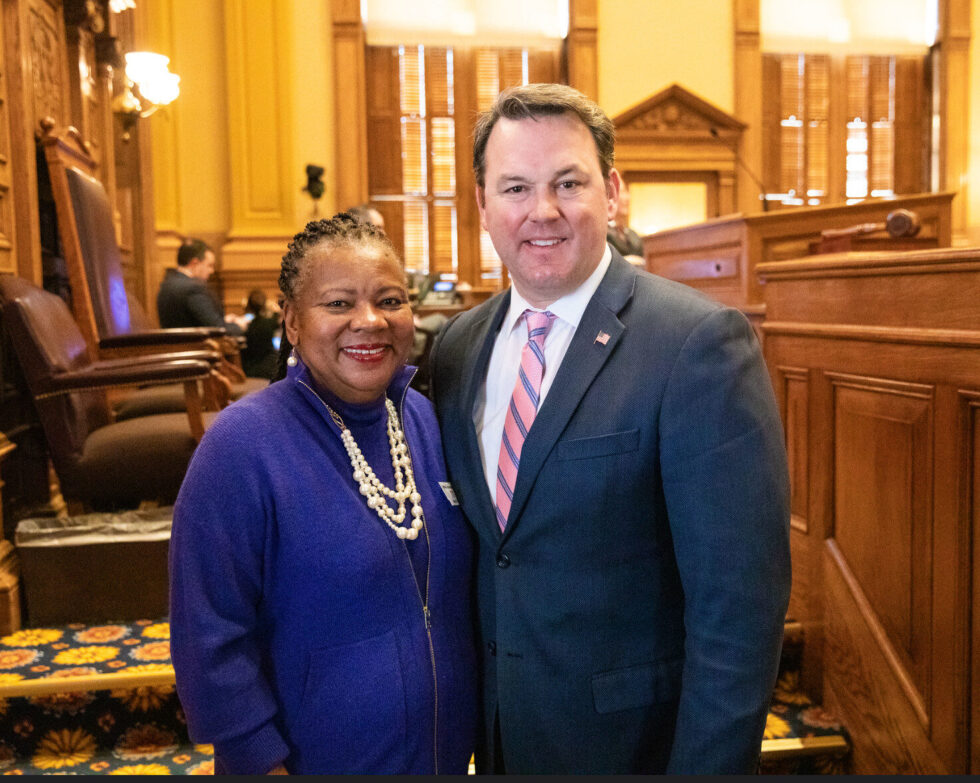 SSU President Cynthia Robinson Alexander, J.D. and Lt. Gov. Burt Jones