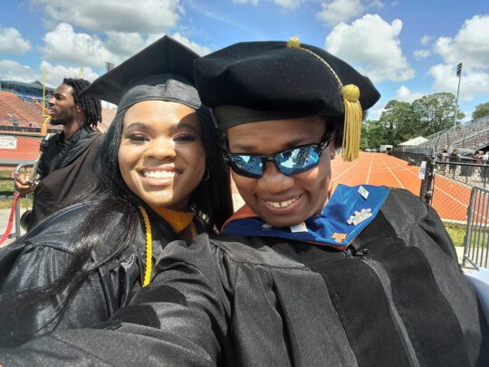 taylor thompson and dr. sue ebanks spring 2024