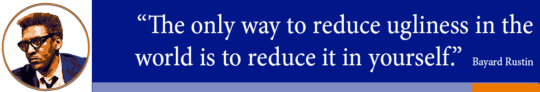 conflict resolution bayard rustin quote