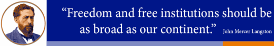 diplomacy john mercer langston quote