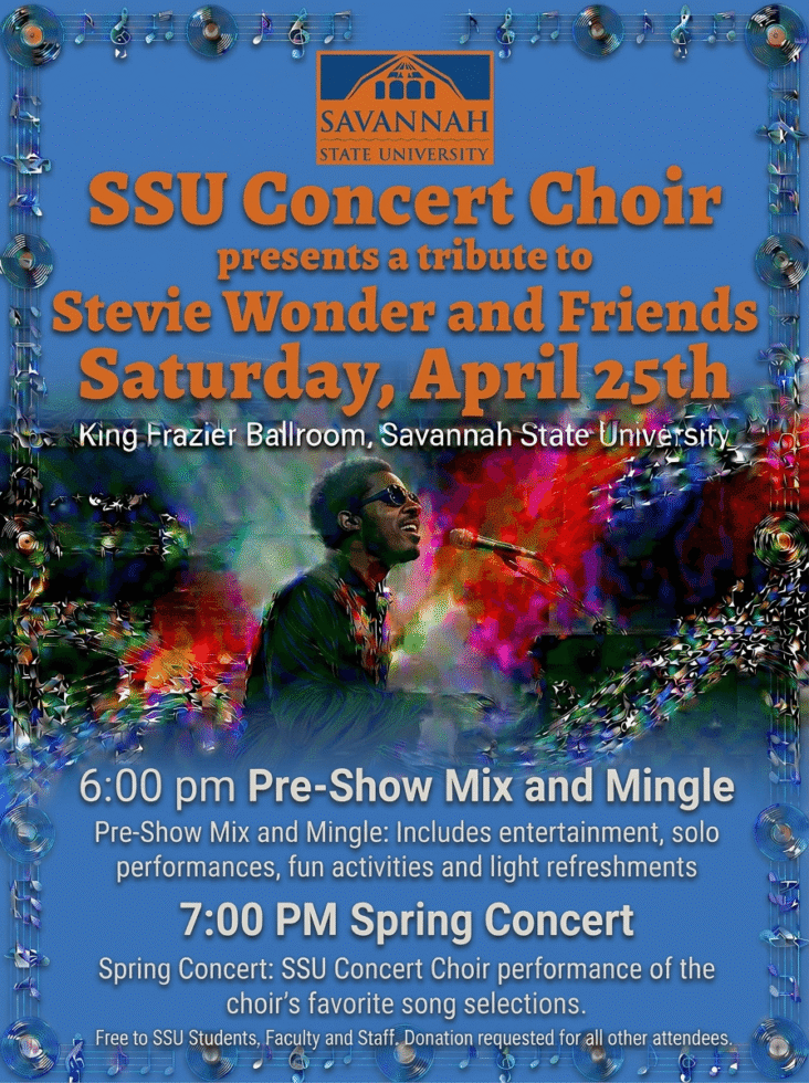 SSU Concert Choir Presents a Tribute to Stevie Wonder and Friends